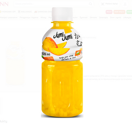 Jumi Jumi Napój 70% zawartość soku Pineapple, Mango & Passion Fruit z kawałkami kokosa 320 ml