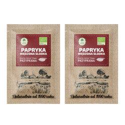 Zestaw: 2x Saszetka Eko Papryka wędzona słodka 20g