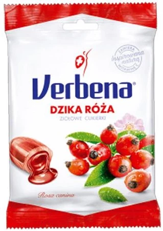 Verbena − Dzika róża, cukierki ziołowe − 60 g