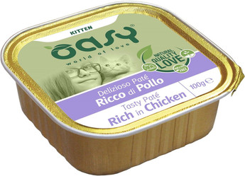 OASY Cat Tasty Pate Kitten Chicken Kurczak pasztet dla kociąt 100g