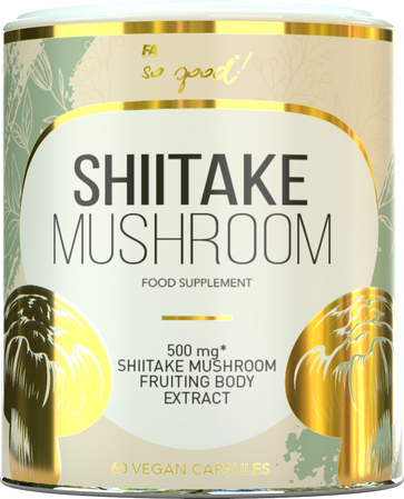 SO GOOD! Ekstrakt z Shiitake 500 mg – 30% polisacharydów Grzyby 60 kaps.