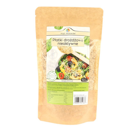Pięć Przemian - Płatki drożdżowe nieaktywne 100% bezglutenowe 150g