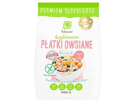 Intenson Bezglutenowe płatki owsiane 400g