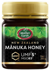 MOTHER EARTH MIÓD MANUKA MGO 83+ UMF 5+ 250 g