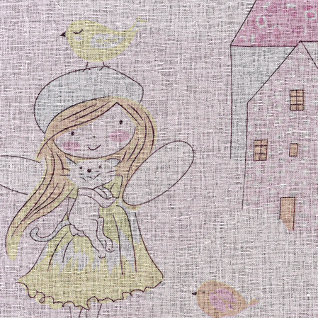 ZASŁONA GOTOWA POLLY 140 X 250 CM RÓŻOWY