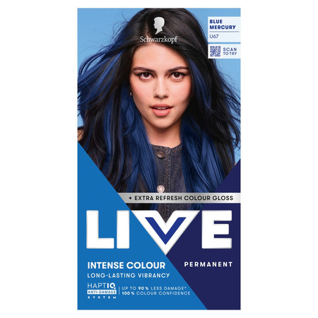 Live Intense Colour farba do włosów U67 Blue Mercury