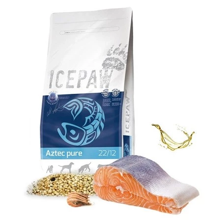 ICEPAW Aztec Pure łosoś z krylem i amarantus karma dla dorosłych psów (2 kg)