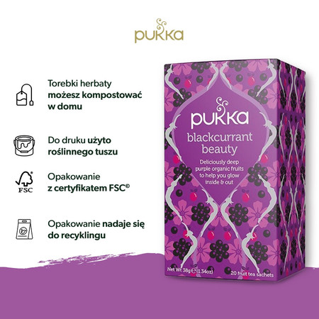 PUKKA, Herbata Jabłko i Cynamon