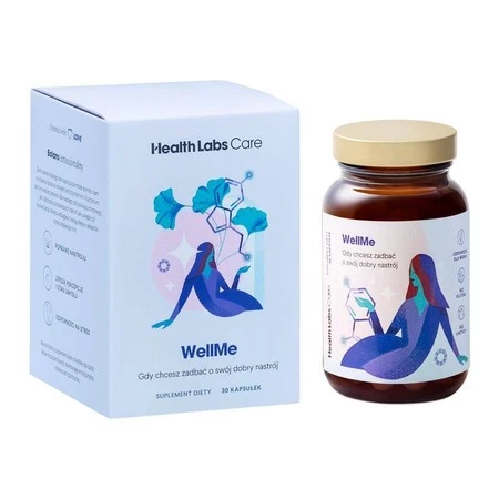 Health Labs Care WellMe suplement diety na wsparcie dobrego nastrój 30 kaps.