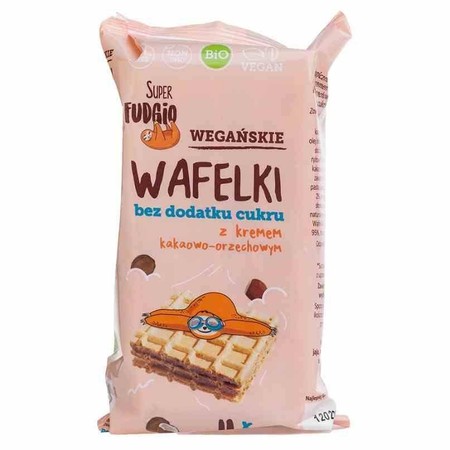 Wafelki z kremem kakaowo-orzechowym B/C BIO 120 g