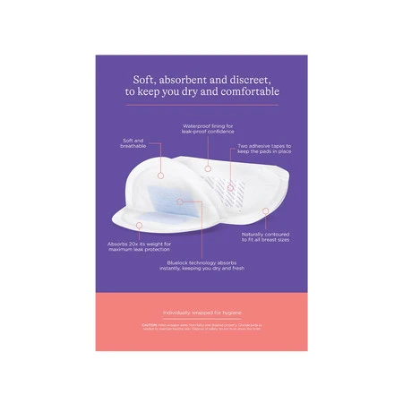 Lansinoh, Jednorazowe wkładki laktacyjne z lanoliną, 60 szt.