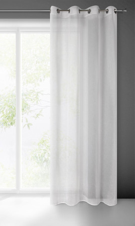 ZASŁONA GOTOWA ANGELICA 140 X 250 CM BIAŁY