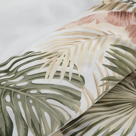 Komplet pościeli satynowej Spring 29, 220 x 200 cm, Biały