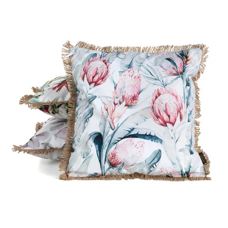 Poszewka Garden 45 x 45 cm, Biały