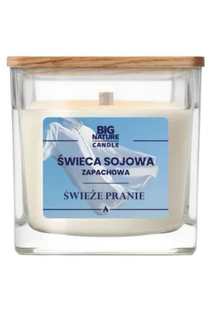 Świeca sojowa o zapachu Świeże pranie 220g