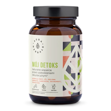 AURA HERBALS Mój Detoks - naturalne wsparcie przed uszkodzeniami oksydacyjnymi 60 kaps.