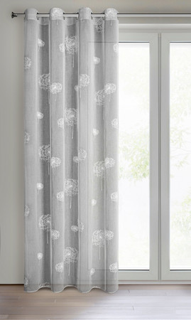 FIRANA GOTOWA SABINE 140 X 250 CM STALOWY