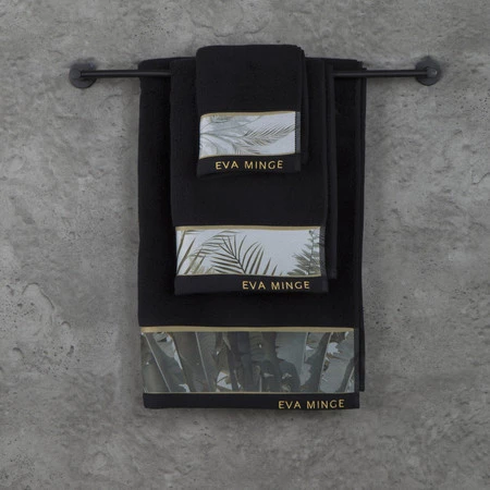 Ręcznik Eva 17 70 x 140 cm, Czarny