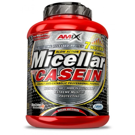 AMIX MICELLAR CASEIN odżywka białkowe Kazeina 1000g smak owoce leśne