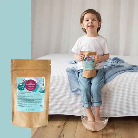 Lullalove, Sól z tymiankiem i paczulą, 250 g
