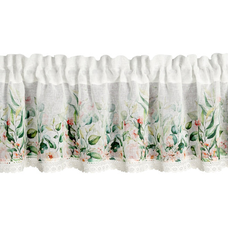 Firana gotowa Estera na Taśmie 150 x 30 cm, Biały