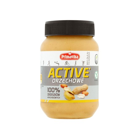 PRIMAVIKA Masło z orzeszków arachidowych 100% 470g