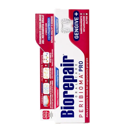 BLANX BIOREPAIR PERIBIOMA PRO PASTA 75ML czerwona, przeciwdziała stanom zapalnym dziąseł, halitozie i krwawieniom