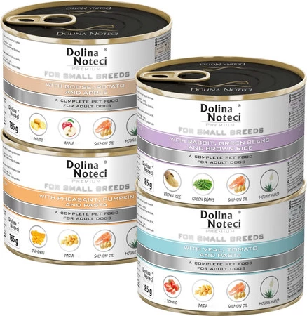 DOLINA NOTECI PREMIUM Małe Rasy Gęś Ziemniaki Jabłko 185g