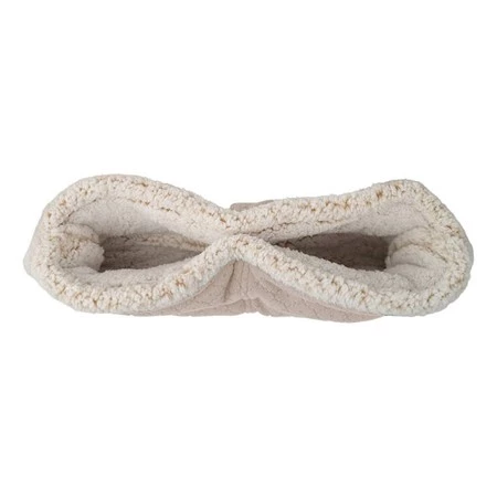 Lodger Polarowa mufka do wózka jasnobeżowa Fleece Birch