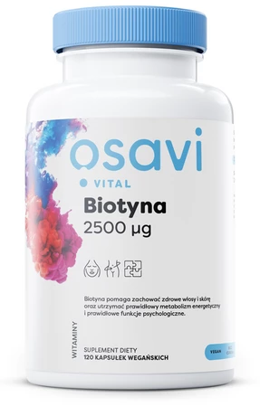 Osavi Biotyna 2500 mcg - 120 kaps.