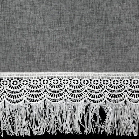 FIRANA GOTOWA ROXANA NA SZELKACH 30 X 150 CM BIAŁY