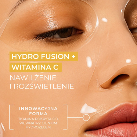 L'biotica Hydrożelowa maska do twarzy z Witaminą C 1 szt.