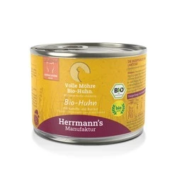 Zestaw 10x HERRMANN'S Selection Cat Bio Huhn - bio kurczak (200g)