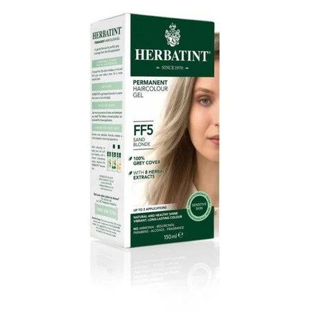 Herbatint Farba w żelu FF5 Piaskowy Blond 150 ml