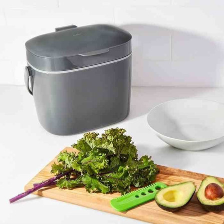 OXO-Kompostownik Easy-Clean 6,62l. szary GoodGrips
