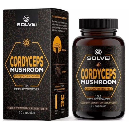 SolveLabs Cordyceps (Cordyceps sinensis) 10:1 Ekstrakt 60 kaps.