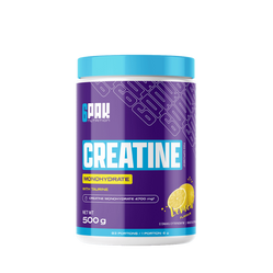 6PAK Creatine Monohydrate Kreatyna Monohydrat 500g smak lemon