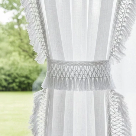 FIRANA GOTOWA KIRA 2 NA TAŚMIE 140 X 270 CM BIAŁY