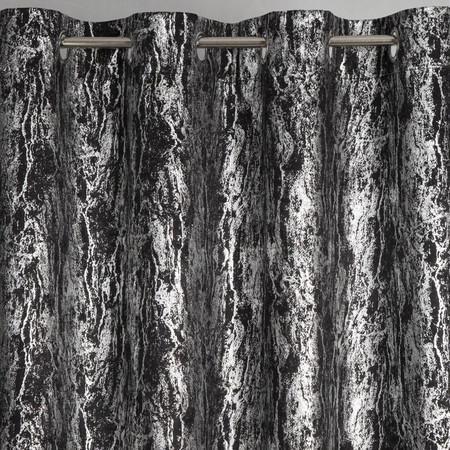 ZASŁONA GOTOWA ELISE 140 X 250 CM CZARNY