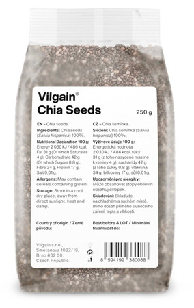 Vilgain Nasiona chia 250 g