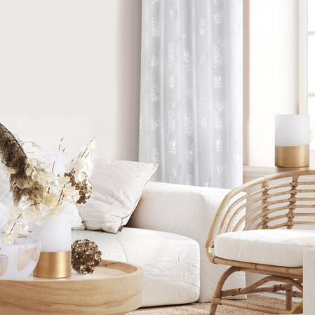 FIRANA GOTOWA CAPRI 140 X 250 CM SREBRNY