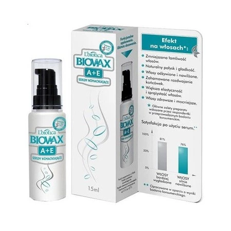 LB Biovax Serum d/wł Vit A+E 15ml