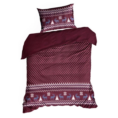 Komplet pościeli świątecznej 160x200 cm z mikrowłókna, Matt