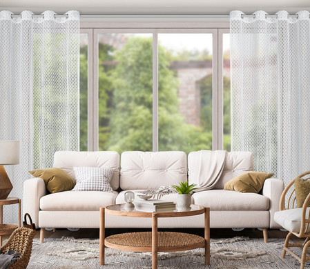 FIRANA GOTOWA IZA 140 X 250 CM BIAŁY