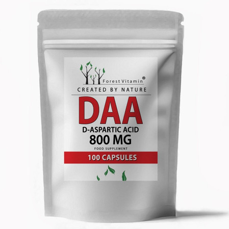 Forest Vitamin DAA Kwas D-Asparaginowy 800 mg 100 kaps.