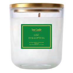 Świeca sojowa zapachowa liść eukaliptusa 180 ml