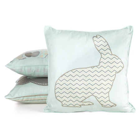 Poszewka dekoracyjna 45X45 MIĘT+BE WELWET