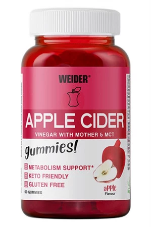 Weider Apple Cider na wsparcie metabolizmu 50 żelek smak jabłko