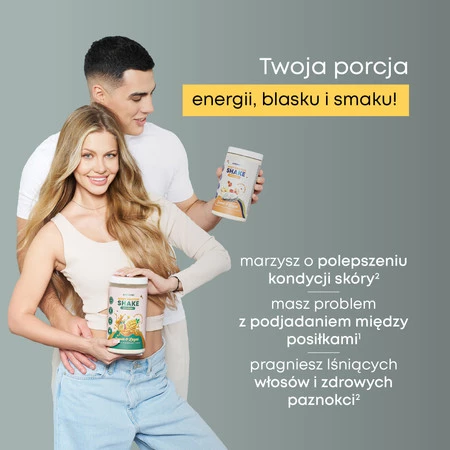 SUPERSONIC Koktajl proteinowy z kolagenem o smaku belgijskiej czekolady bez laktozy 560 g (16 porcji)