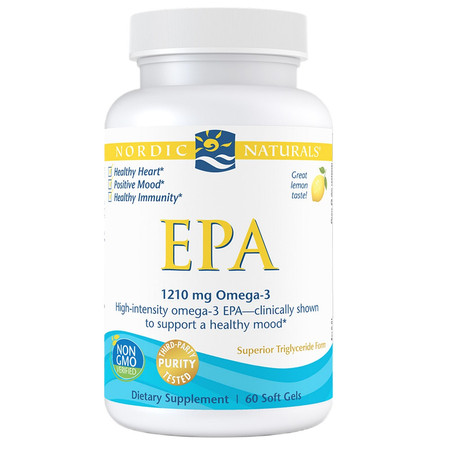 Nordic Naturals EPA Omega-3 kwasy tłuszczowe EPA i DHA 60 kaps. smak cytryna